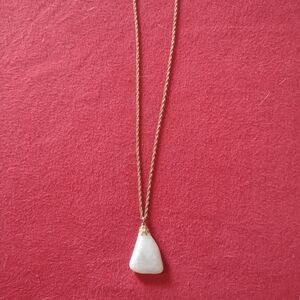 Vintage necklace on gold tone chain